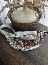 DISNEY WORLD MICKEY MOUSE COMIC NEWSPRINT FANNY BAG