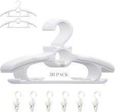 Baby Nursery Closet Hangers, Ultra Thin Non-Slip and Extendable Laundry Infant