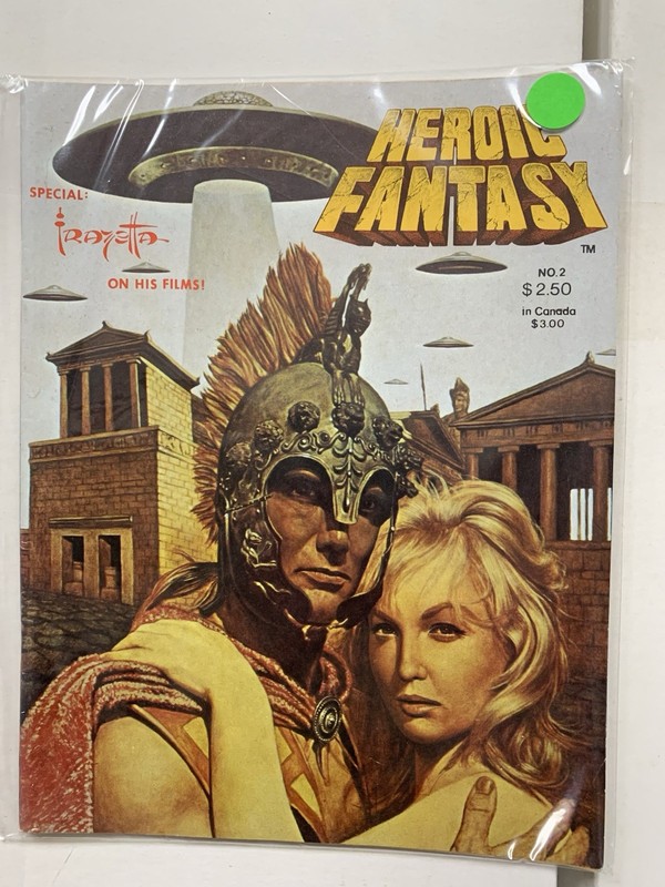 Heroic Fantasy #2, classic fanzine, Frazetta interview, Marcus Boas, Tarzan,