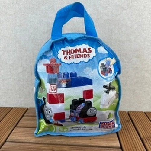 Mega Bloks Thomas and Friends Thomas Harold Rescue Building Toy Set Bag - Image 3 of 4