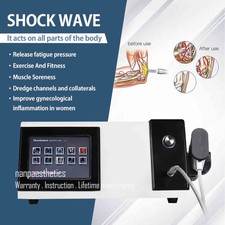 5 Heads ESWT Pneumatic Shockwave Therapy Machine Pain Relief ED Treatment