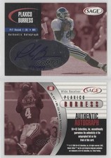 2000 SAGE Auto Red /999 Plaxico Burress #A6 Rookie Auto RC