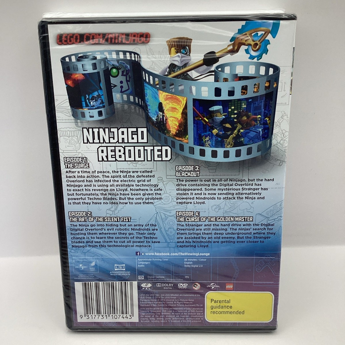 Lego Ninjago-Masters of Spinjitzu : Series 3 : Vol 1 (DVD, 2011