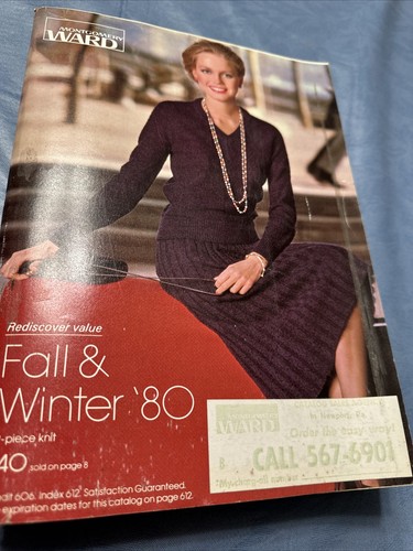 Vintage Montgomery Ward Fall & Winter 1980 Catalog Good Condition - Picture 2 of 3