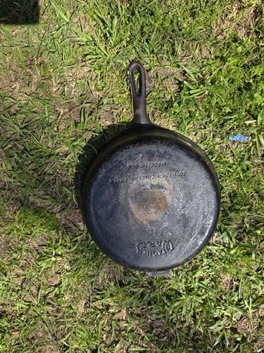 Wagner Ware Cast Iron 10 1/2” Chicken Fryer #8 USA Vtg Unmarked