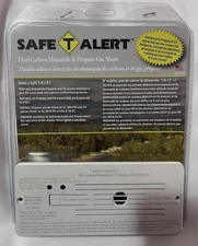 New Safe-T-Alert 35-742-WT Dual Alarm Propane Carbon Monoxide Detector 12 volt
