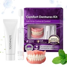 Resin Full Denture Set For Men And Women Upper And Lower Denture False Teeth