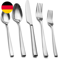 Besteck Set 6 Personen, Eiubuie 30-Teiliges Hochwertiges Edelstahl Essbesteck Mi