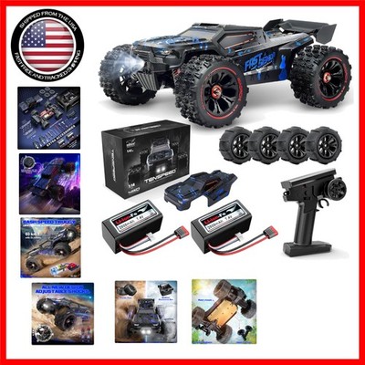 60 KPH Waterproof RC Truggy - All-Terrain 4X4 Monster Truck with Dual Batteries