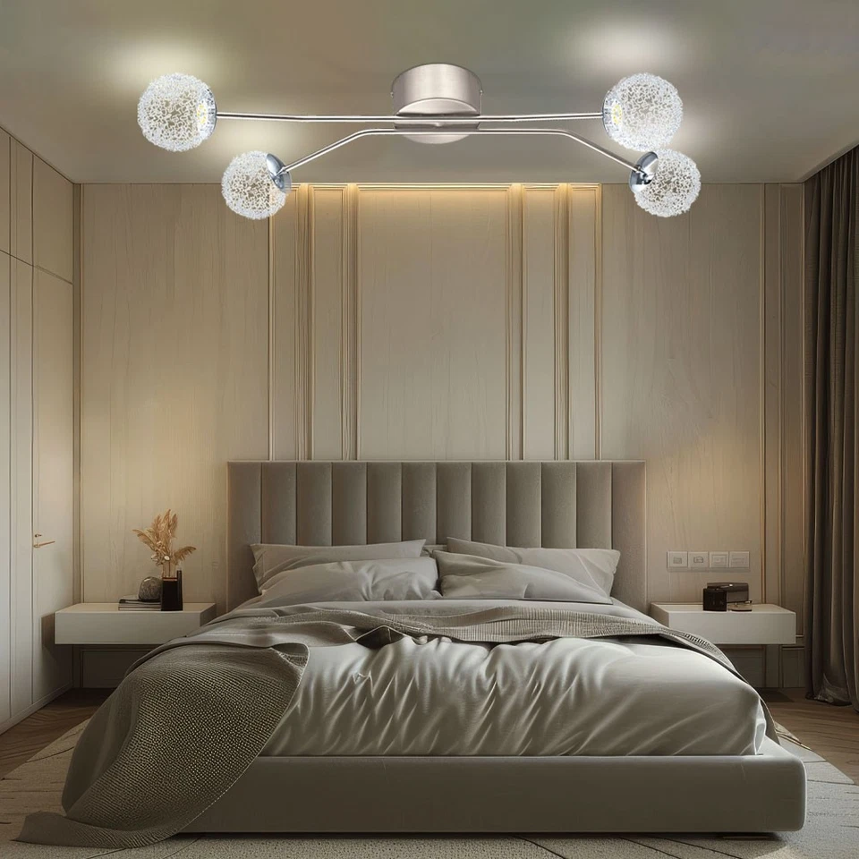 Design LED Decken Lampe Kugeln Schlaf Ess Küche Zimmer sparsam 24W Büro Diele - Bild 4 von 4