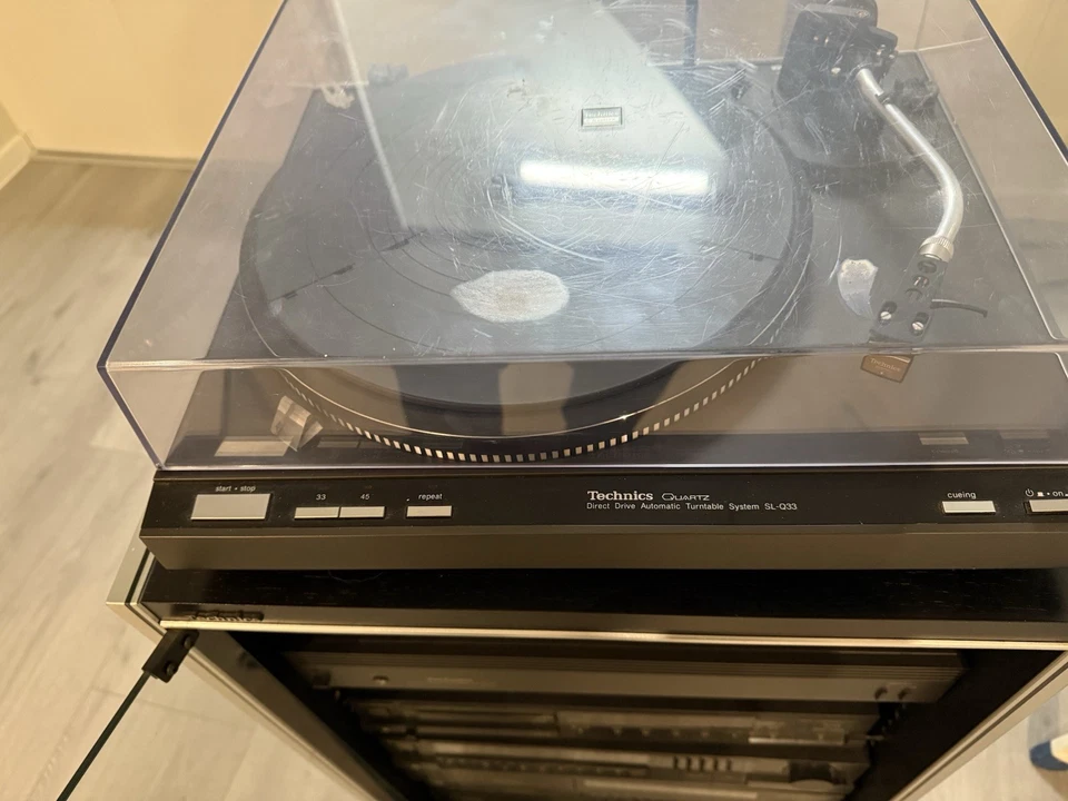 Stereoanlage Technics ST-K808 Stereoanlage Plattenspieler Kassettenspieler 80er - Bild 4 von 4