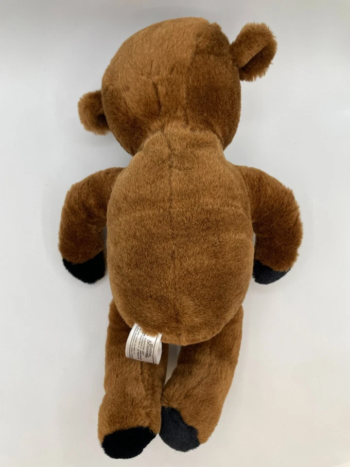 Camisa roja extraíble Celestial Seasonings Sleepytime Bear 1989 marrón felpa 16" Foto 3 de 4