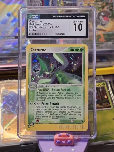CGC 10 Cacturne 2/100 Sandstorm Holo