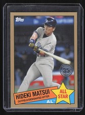 2020 Topps Hideki Matsui 1985 All Star Gold Parallel /50 Yankees 85AS-10 