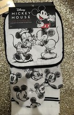 Disney Mickey Minnie Mouse 3 Piece Kitchen Set Mitt , Pot Holder Towel New