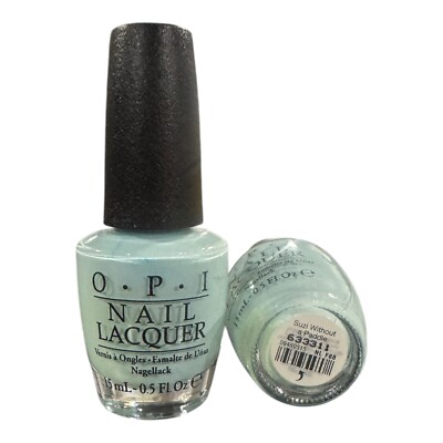 OPI - ''Suzi Without a Paddle'' Cool Tranquil Blue Nail Polish, 0.5 fl oz