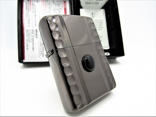 Armor Onyx Deep Dimple Neo Black ZIPPO 2017 MIB Rare - Afbeelding 5 van 11