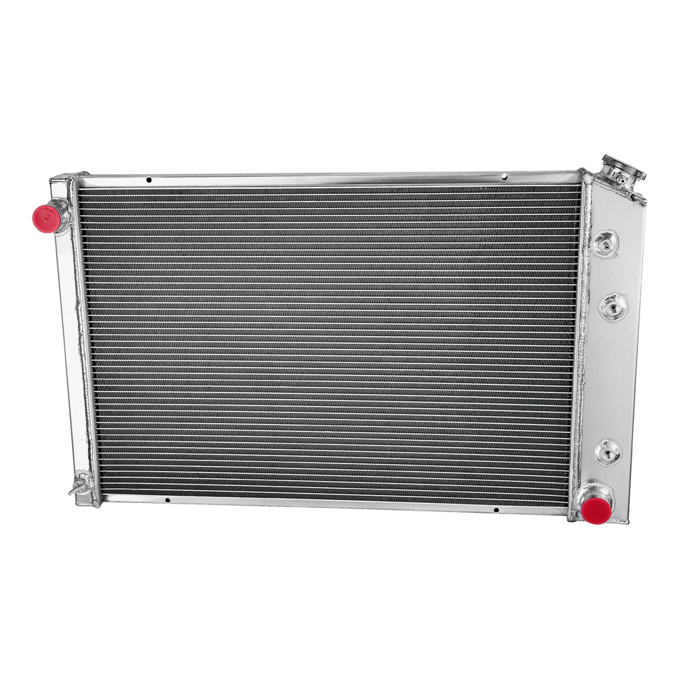 CC716 4 Row Aluminum Radiator For 1973-1991 Chevy C/K C10 C20 C30 K20 K10 Pickup Foto 3 de 4
