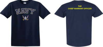 THE CHIEF WARRANT OFFICER *  NAVY EAGLE SHIRT* NAVY OFFICIALLY LICENSED