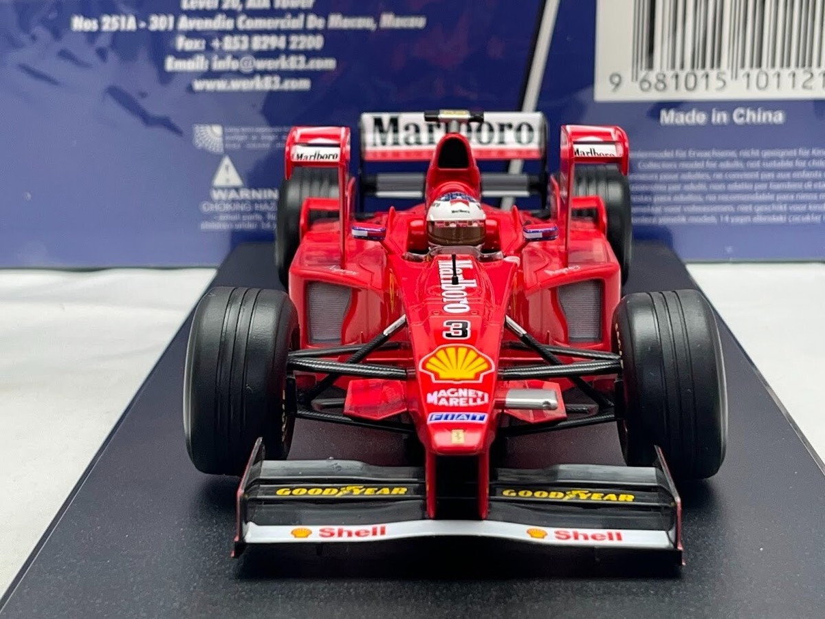 Schumacher Ferrari F300 Tower Wings Imola 1998 Diecast Model F1