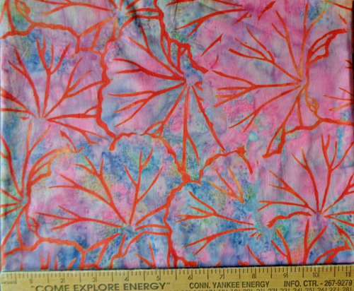 Markenlose Bio/Pflanze Batik Druck Stoff, 1 Jd., Neu - Bild 2 von 2