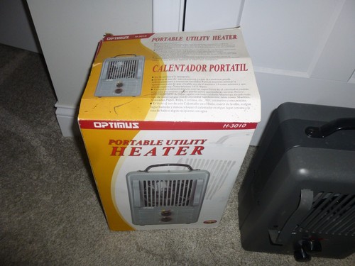 Unused Optimus Portable Utility Forced Fan Heater H-3010 - Picture 2 of 12