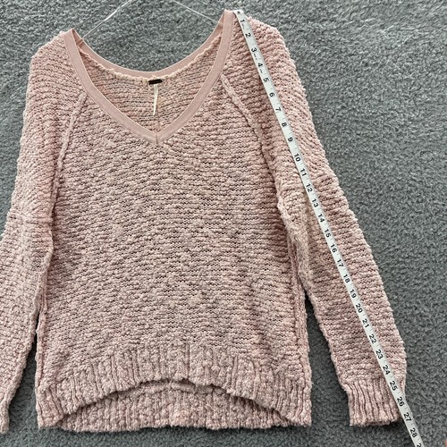 Maglione Free People Donna Piccolo Rosa Shaggy Bear Songbird Maglione Oversize - Foto 9 di 10