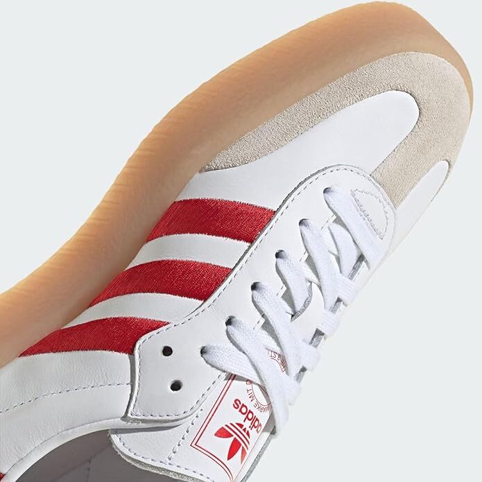 スニーカー adidas triple white red ID0438 adidas Originals Samba Footwear White/Better Scarlet ID0438