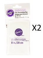 Wilton 8 Featherweight Cake Decorating Icing Frosting Piping Pastry Bag (2pack) on sale Wilton 8 Featherweight Cake Decorating Icing Frosting Piping Pastry Bag (2pack) on sale
