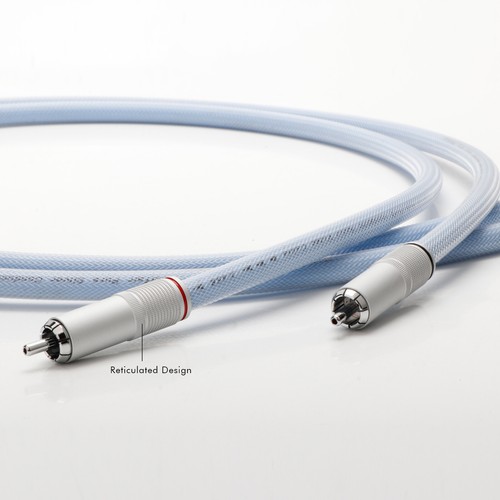 Pair 5N Pure Silver RCA Cable Sterling Silver Audio Analog Interconnect Wire - Picture 4 of 19