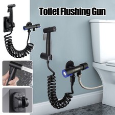 Toilet Flushing Nozzle Kit Manual Sprayer Bath Hygienic Toilet Attachment Tool