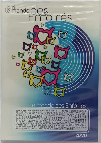 DOUBLE DVD LES ENFOIRES 2019 - LE MONDE DES ENFOIRES  neuf sous blister