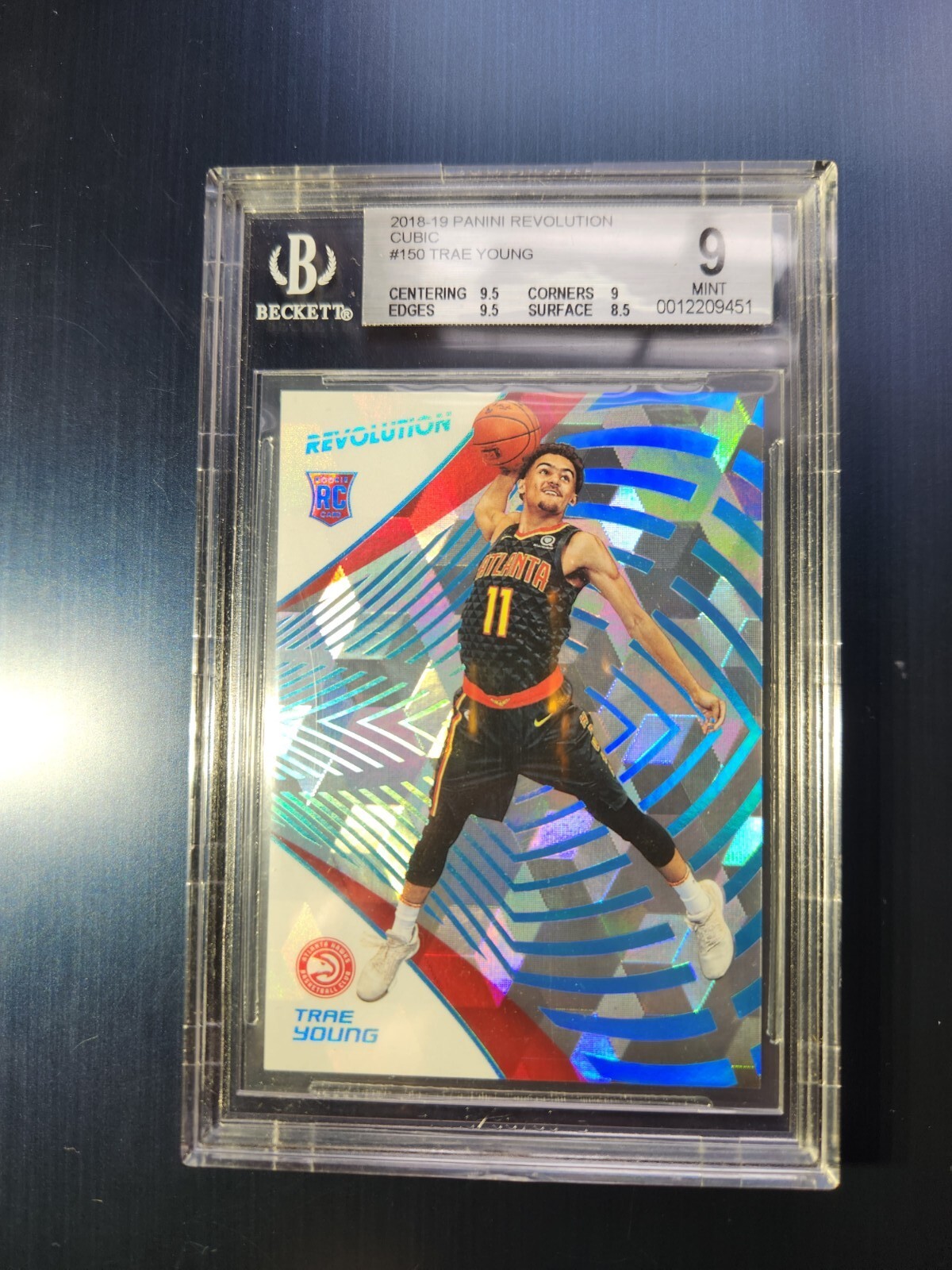 2018-19 Trae Young Revolution Cubic /50 BGS 9 RC