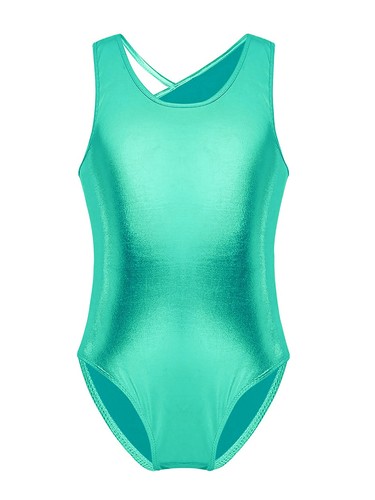 Niñas Gimnasia Ballet Baile Ropa Brillo Brillante Body Deporte Entrenamiento Leotardos - Imagen 53 de 83