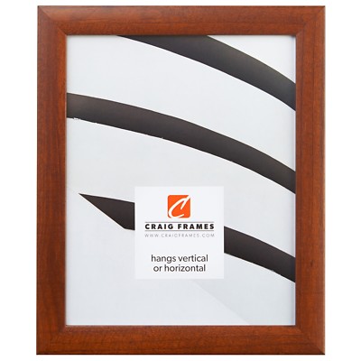Craig Frames Contemporary, Honey Brown Picture Frame, Custom Sizes