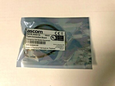 ASCOM NICB-AAA/1A CONNECTION BOARD FOR EMERGENCY CALL SYSTEM TELECARE IP NEW