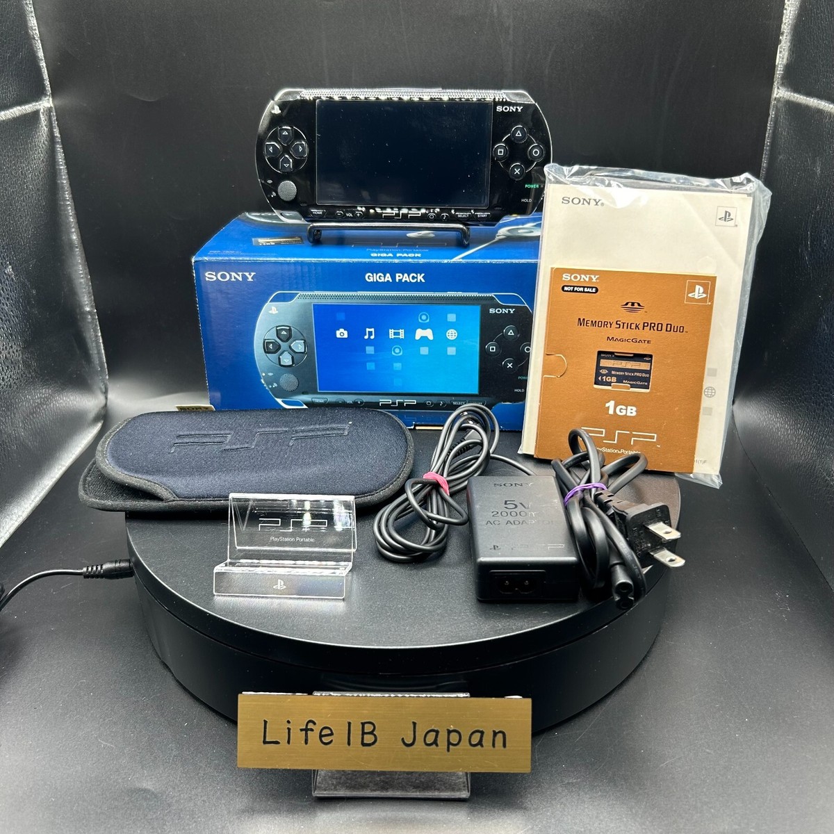 ソニー　PSP プレイステーションポータブル　GIGA PACK BLACK PSP Playstation Portable Giga Pack Black PSP-1000G1 Handheld
