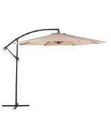 Trendy Sonnenschirm Diam. 300 Cm Polyester/Metall Sandbeige