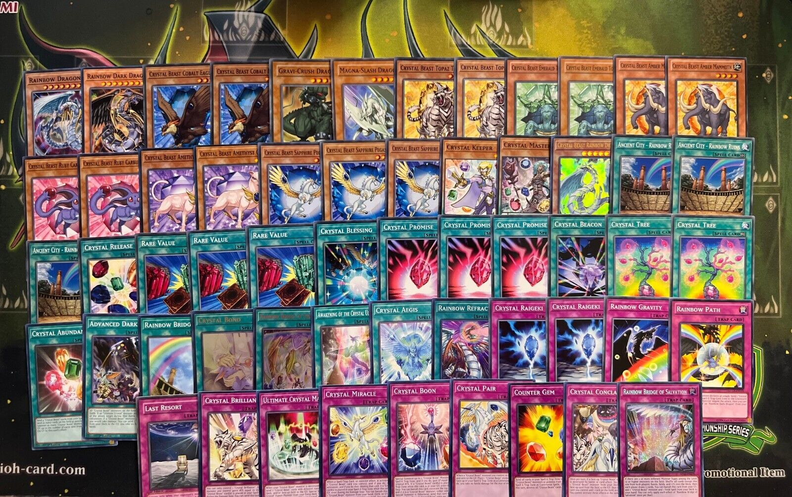 Crystal Beast Deck Rainbow Dragon Jesse Sapphire Pegasus Rare Value Yugioh Ebay