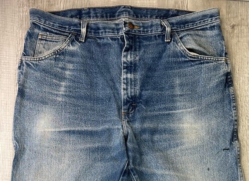 Rustler Faded Jeans Distressed Grunge VTG Denim Pants Men’s 40X30 (Actual 38X29) - Picture 3 of 18