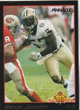 FREE SHIPPING-MINT-1993 Pinnacle Men of Autumn Rickey Jackson #46 