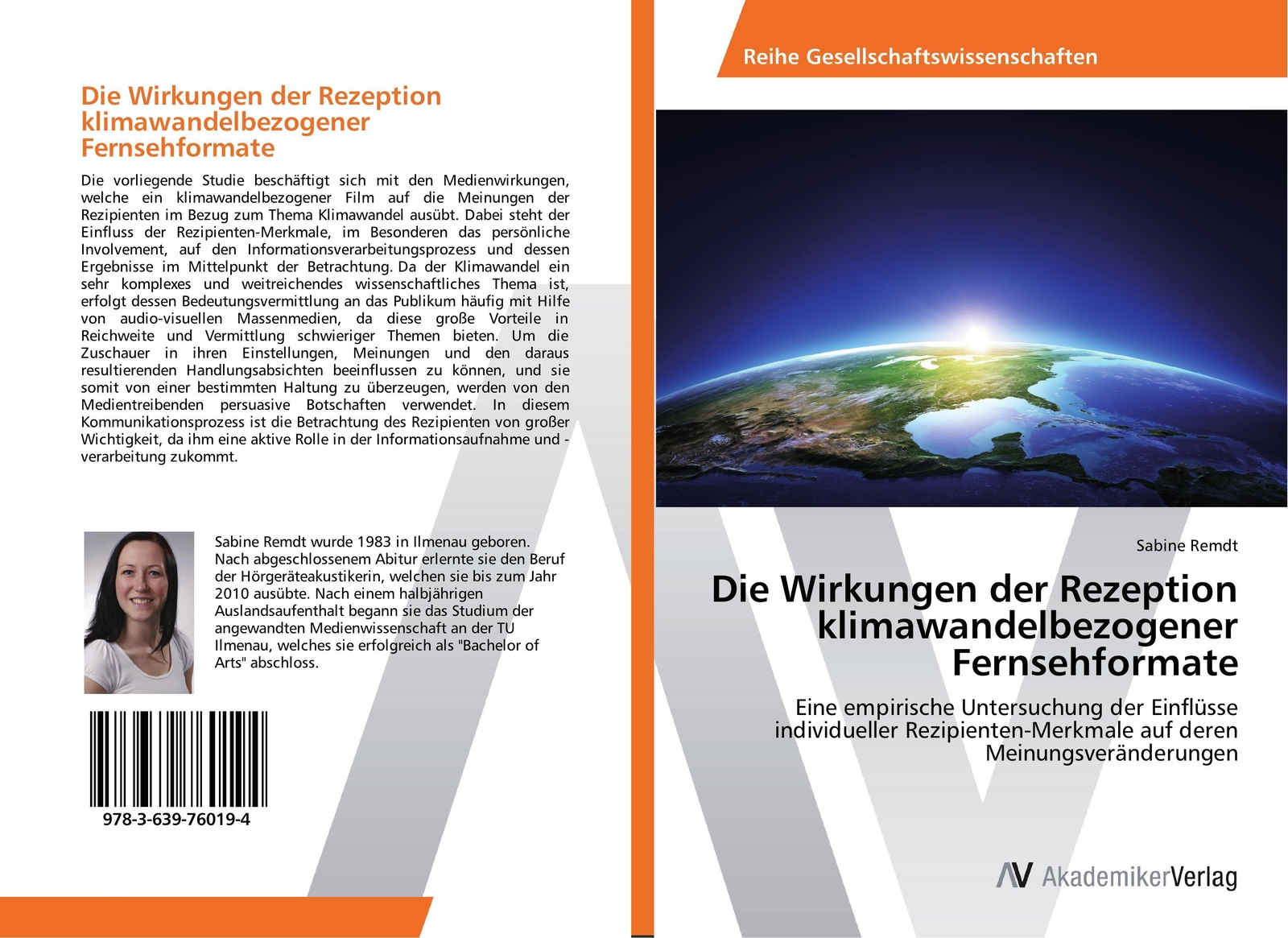 Thumbnail - Die Wirkungen Der Rezeption Klimawandelbezogener Fernsehformate Sabine