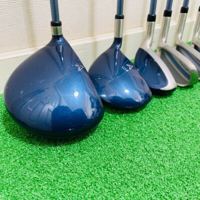 【レディース】キャロウェイGEMS 1w 7w 5H、3本セット Ladies Callaway GEMS Club Set 1W 7W 5H 7i 9i Sw Ch 7pc RH