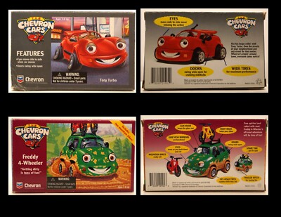 Vintage Chevron Cars Collection of 19 Vehicles + Carrying Case