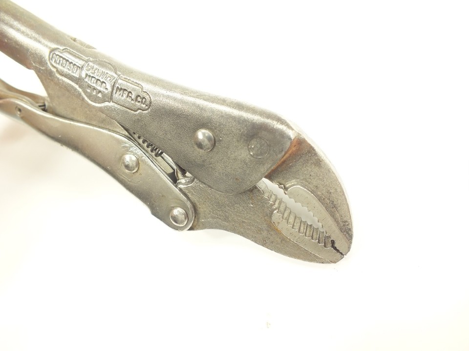 VISE GRIP TOOLS 7" CURVED JAW LOCKING PLIERS MADE IN USA 7CR VICE