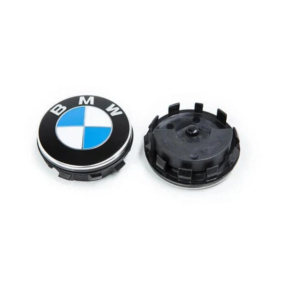 Genuine BMW 56mm Floating Alloy Wheel Centre Cap Set Of 4 For 5x112mm Wheels - Image 2 of 4