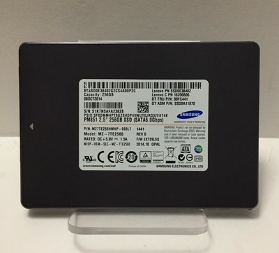 SAMSUNG PM851 MZ-7TE2560 256GB SSD 6.0 Gb/s MZ7TE256HMHP-000L7 60 DAYS  WARRANTY 708630524216 | eBay
