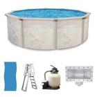 15' Round 52" Ocean Mist Englewood Above Ground Pool Package