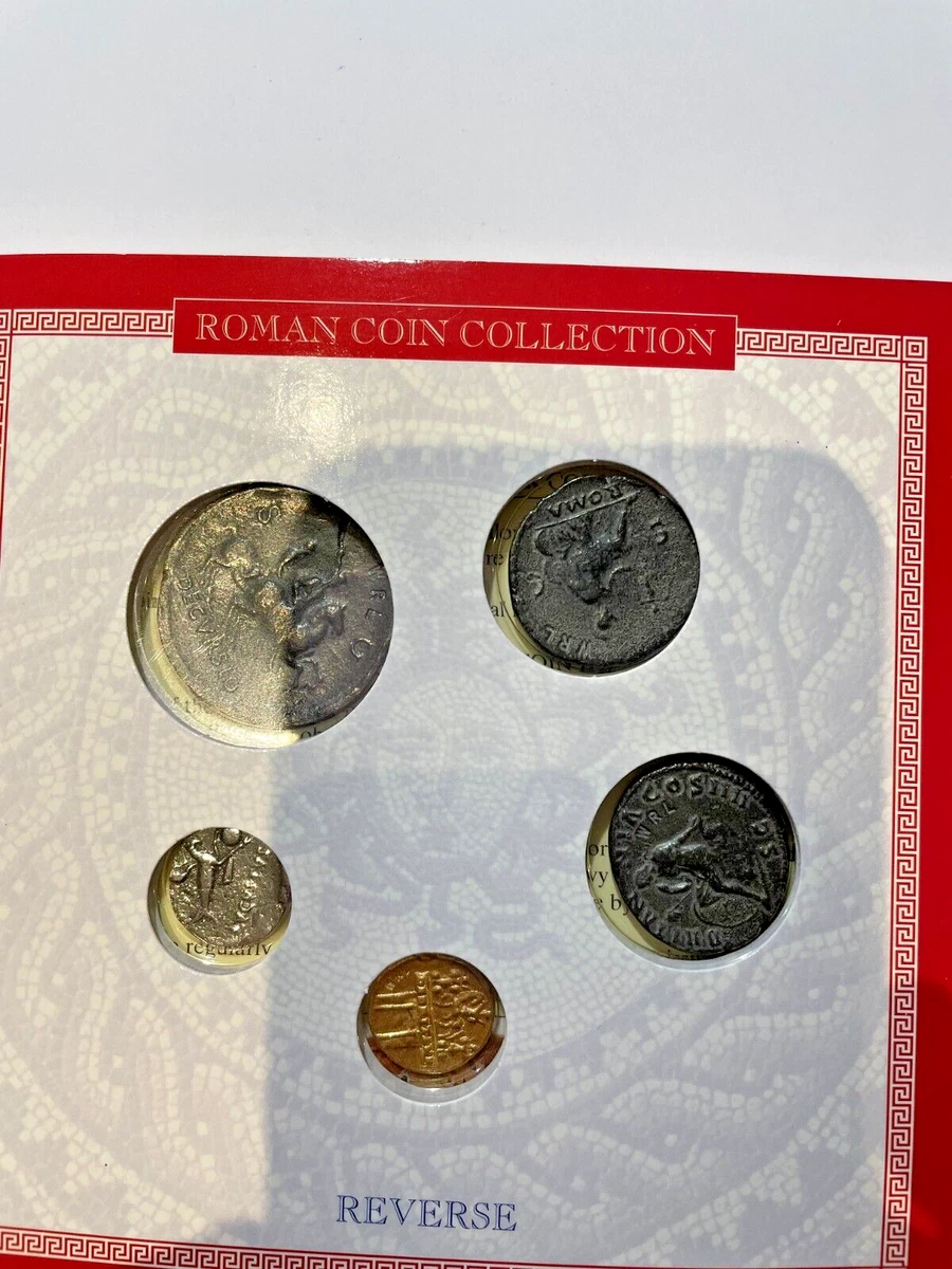 Set De Monedas Romanas 5 Piezas Colección De Monedas Romanas