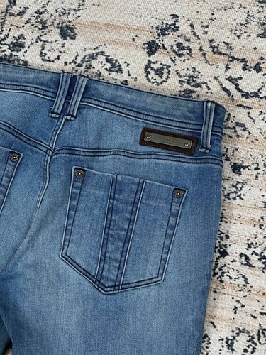 Vintage Burberry Cropped Light Denim Jeans Size 27 - Picture 11 of 13